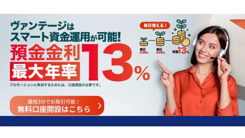 金利13倍!Vプレミアム預金