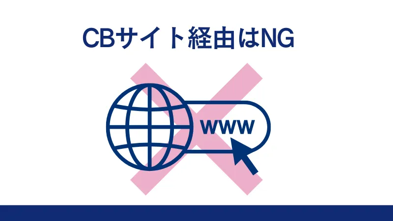 キャッシュバックサイト経由での口座開設は入金ボーナスがもらえない